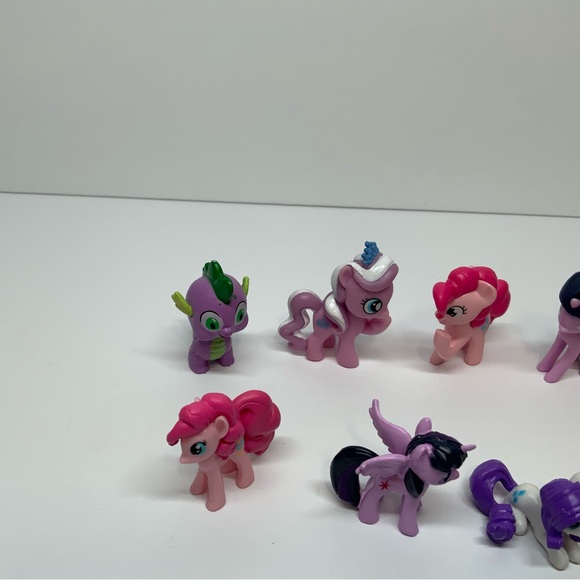My Little Pony Mixed Lot of 10 Mini Ponies Miniature Toy Figures MLP Hasbro - Picture 2 of 5